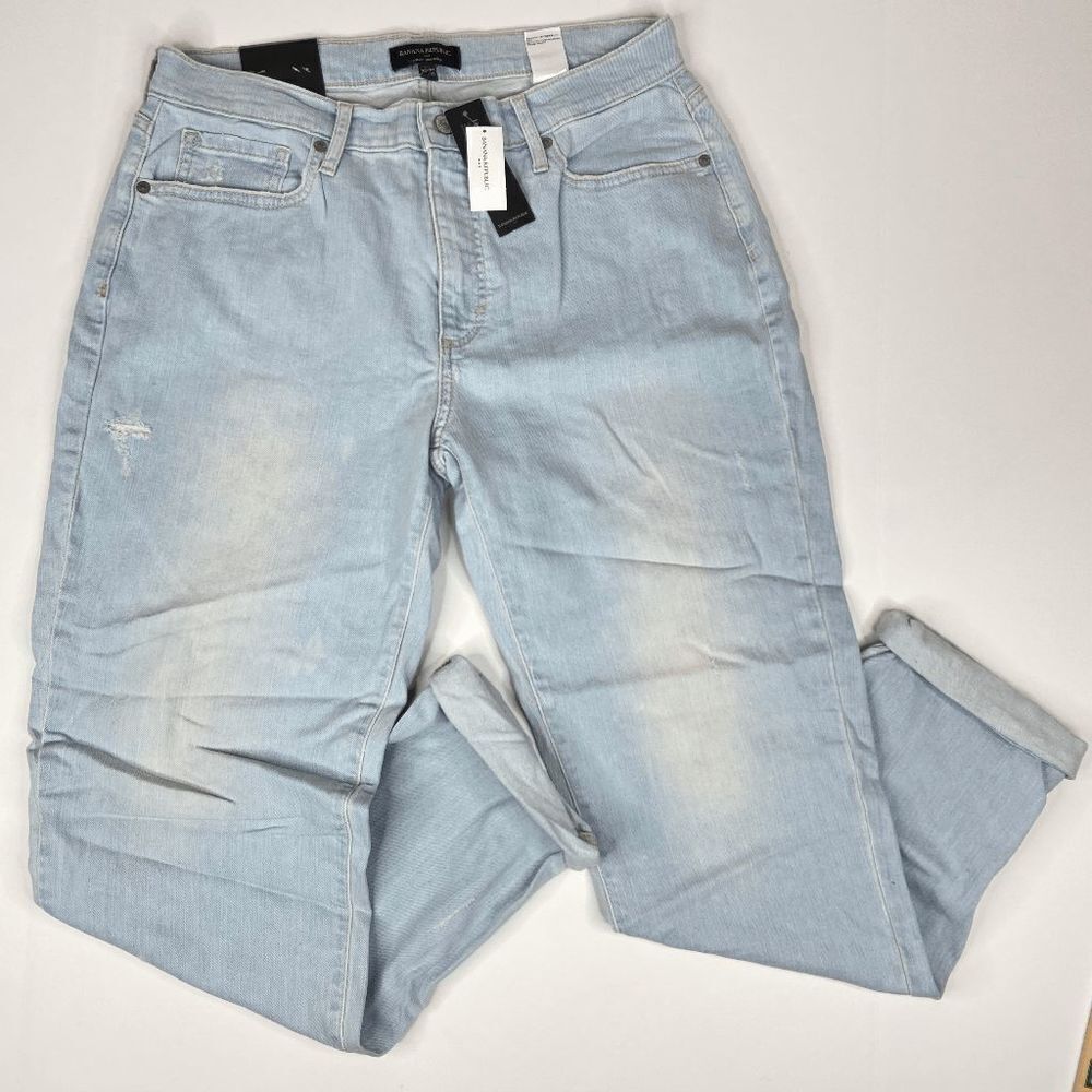 Banana Republic Jeans Women’s Curvy Girlfriend Denim Light Wash Size 30/10T NWT